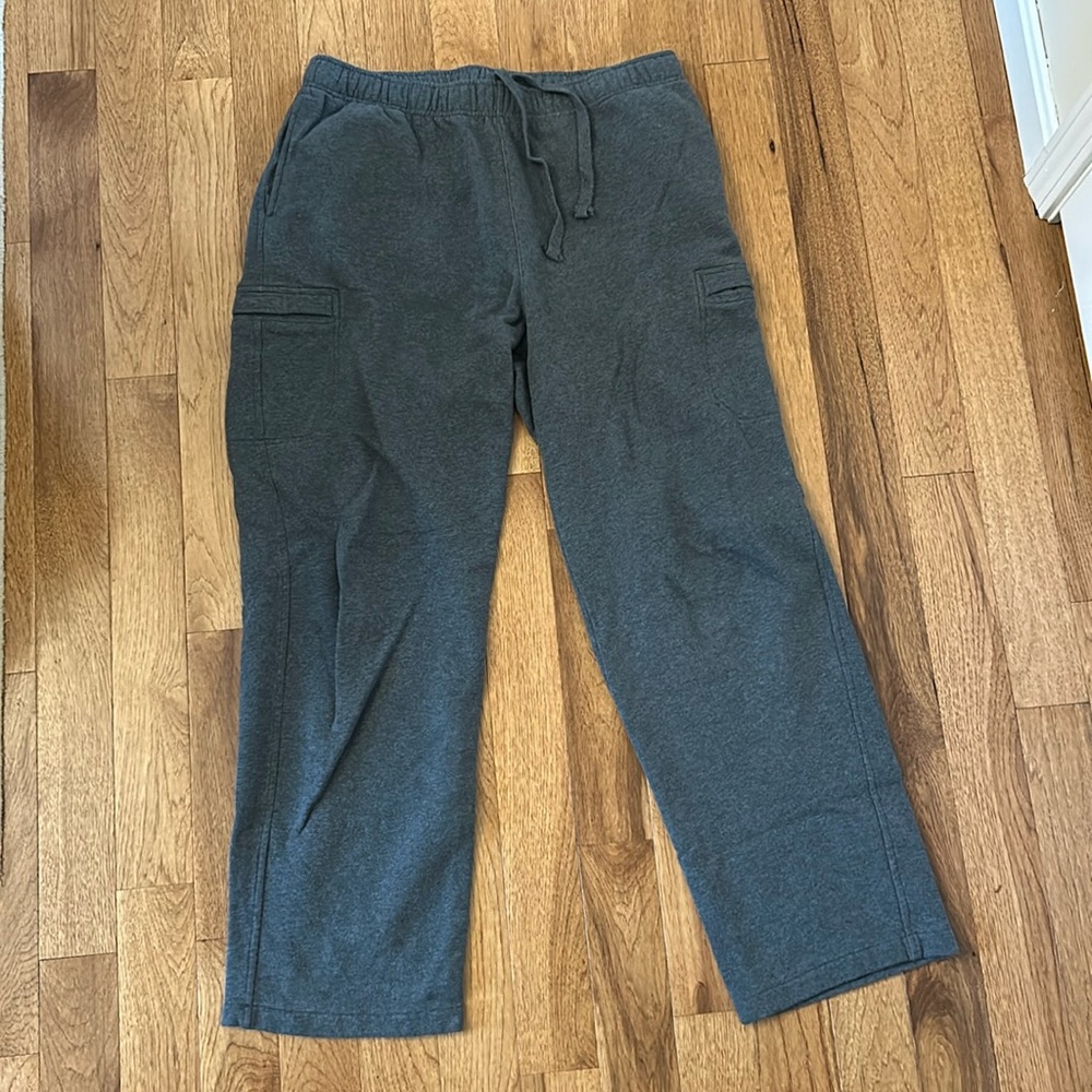 LL Bean Heather Gray Sweatpants